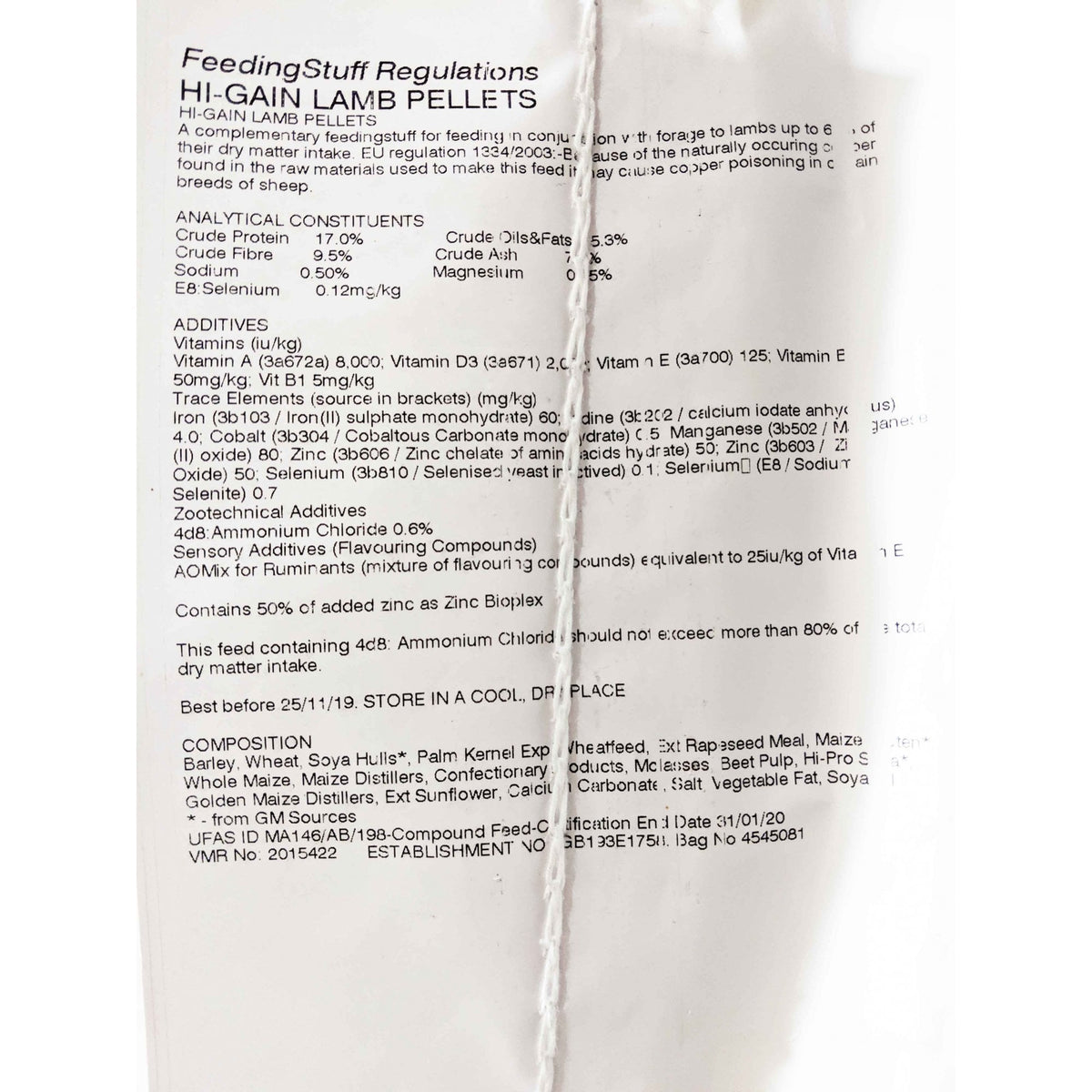 Massey Hi Gain Lamb Pellets 25Kg - Lamb Feed