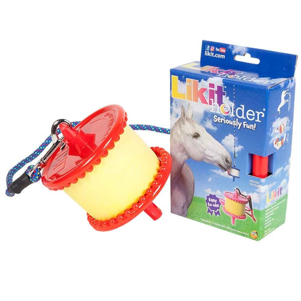 Likit Horse Lick Holder Red