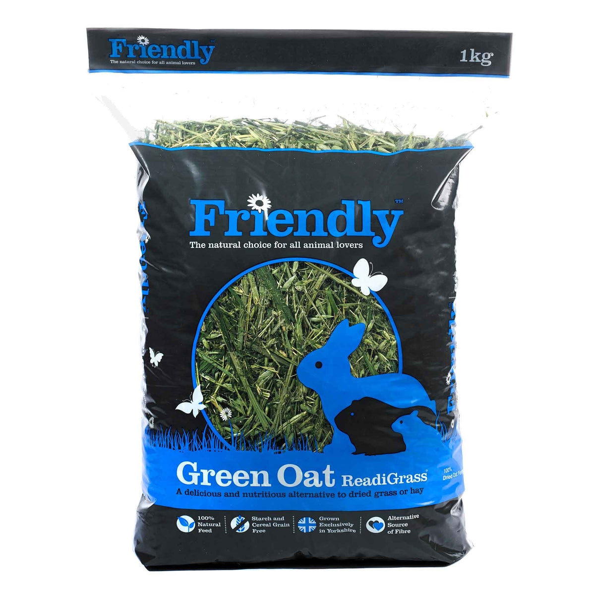 Friendship Estates Friendly Green Oat ReadiGrass 1Kg Small Animal Forage