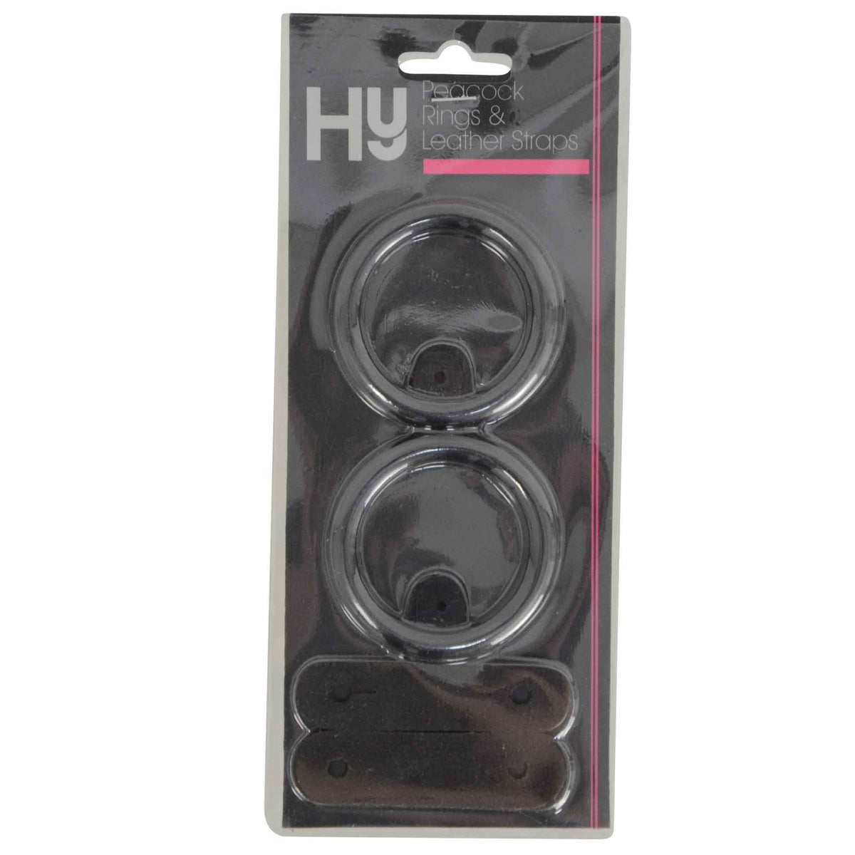 Hy Peacock Rings & Leather Straps Dark Brown Pair