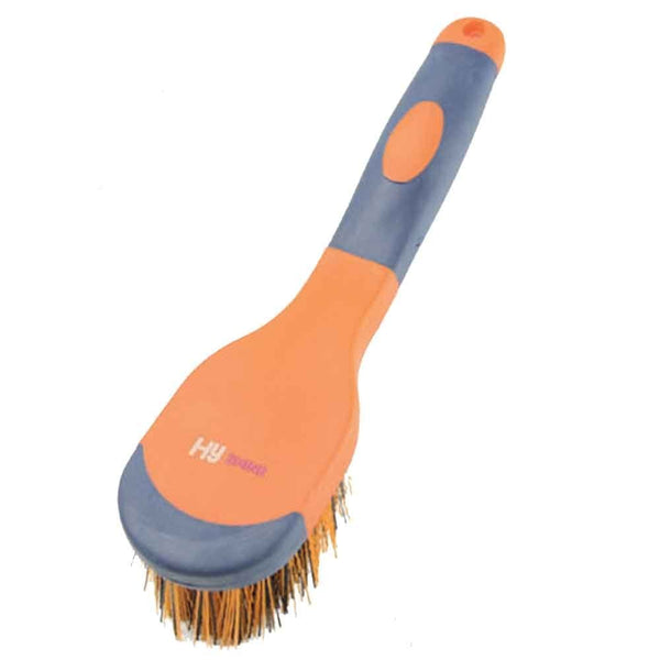 Hy Shine Pro Groom Bucket Brush Navy/Orange