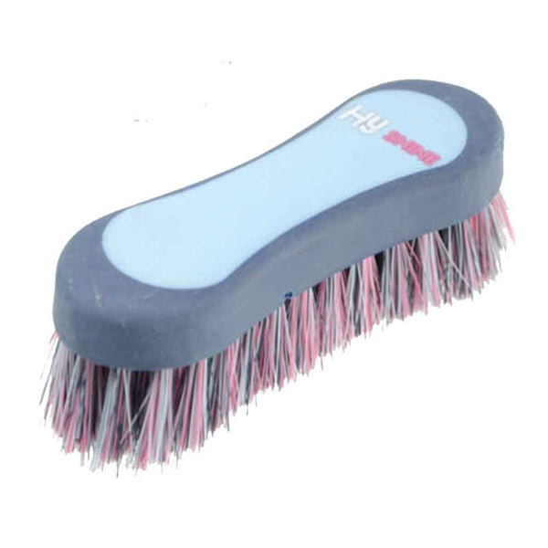 Hy Shine Pro Groom Face Brush Navy/Light Blue