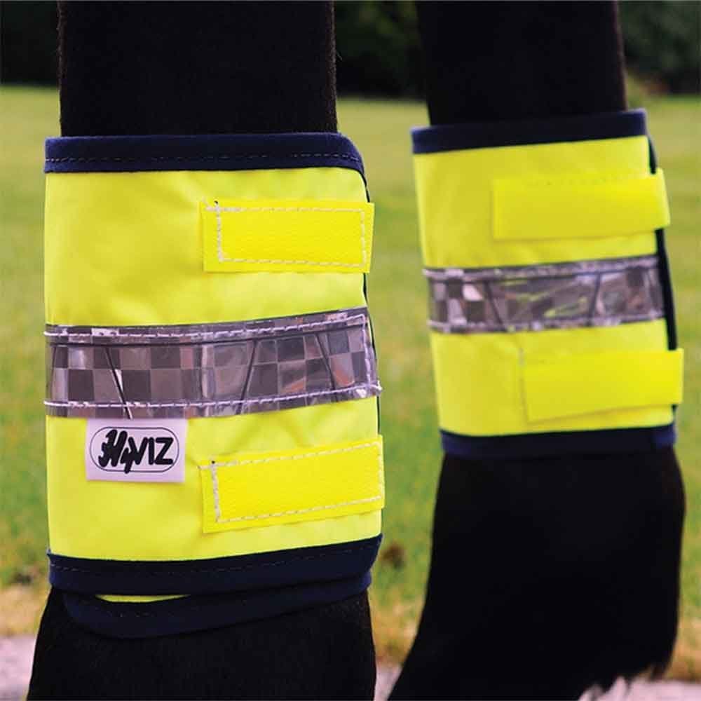 Hy Viz Legbands - Pair Yellow