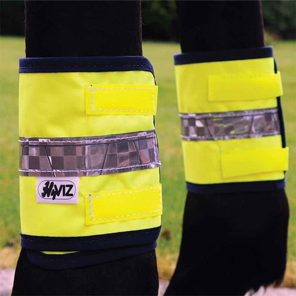 Hy Viz Legbands - Pair Yellow