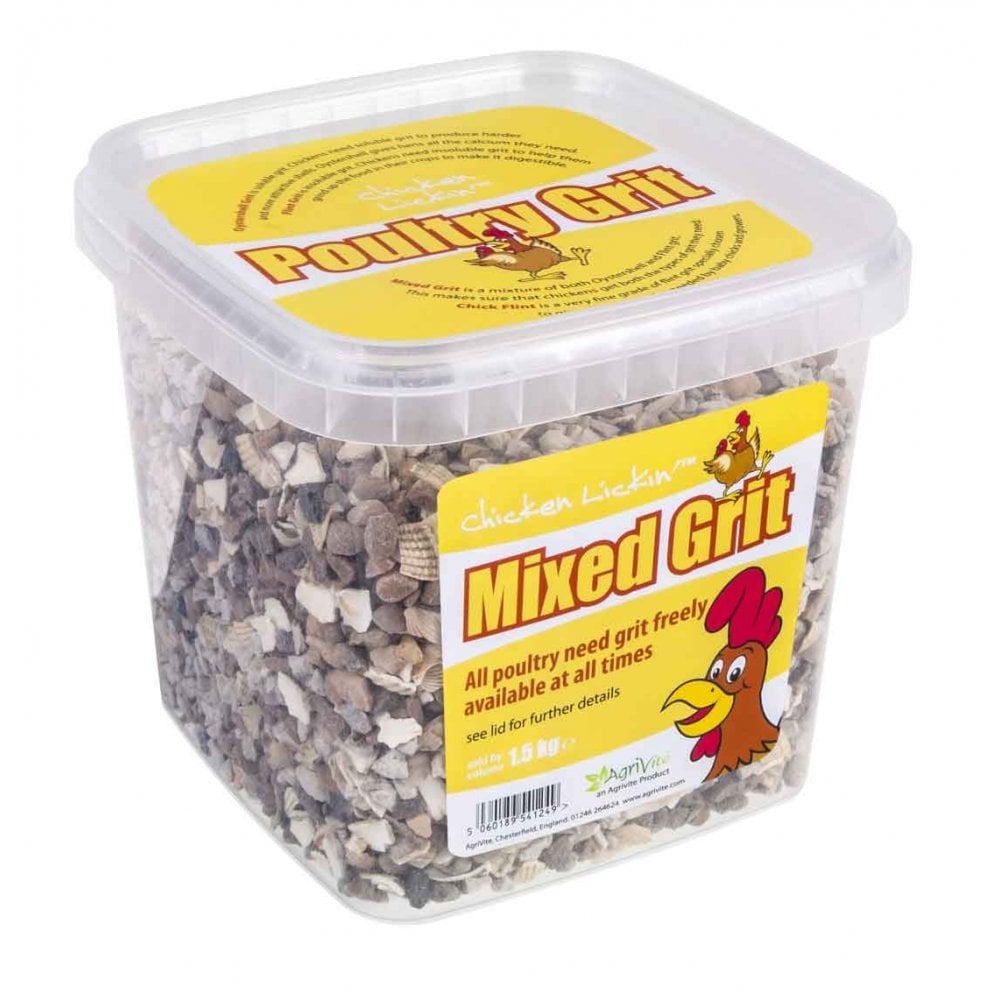AgriVite Chicken Lickin Mixed Poultry Grit 1.5Kg