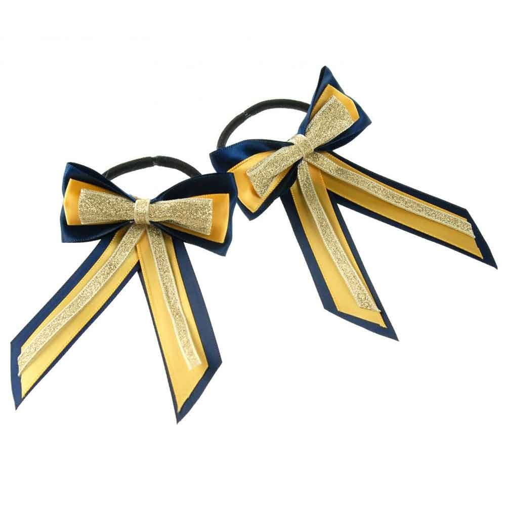 Showquest Piggy Bow & Tails Navy/Yellow/Gold
