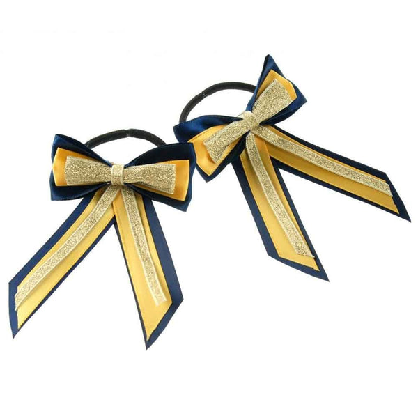 Showquest Piggy Bow & Tails Navy/Yellow/Gold