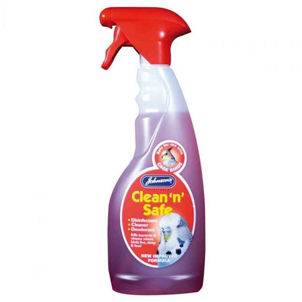 Johnson's Clean 'N' Safe Cage Bird Disinfectant 500ml