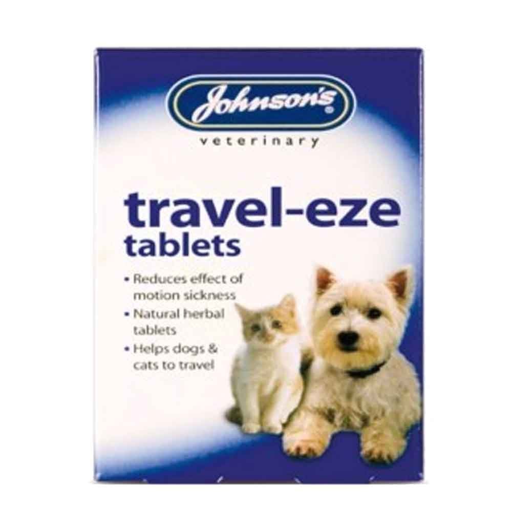 Johnson's Travel-Eze Tablets For Cats & Dogs 24 Pack