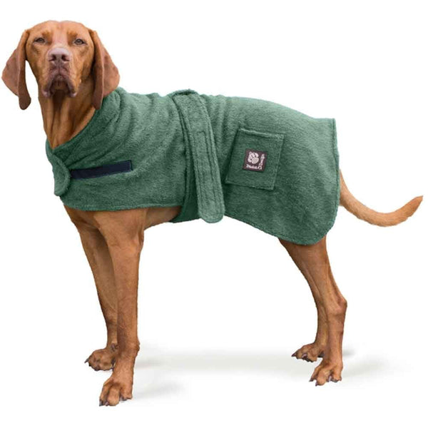 Danish Designs Dog Robe Green