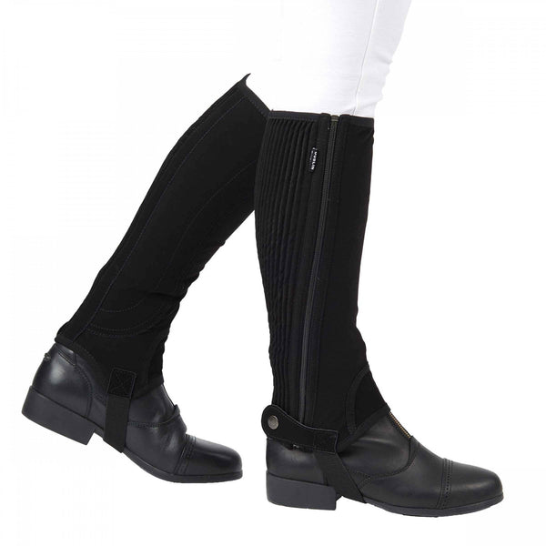 Dublin Easy Care Half Chaps II Childs Black