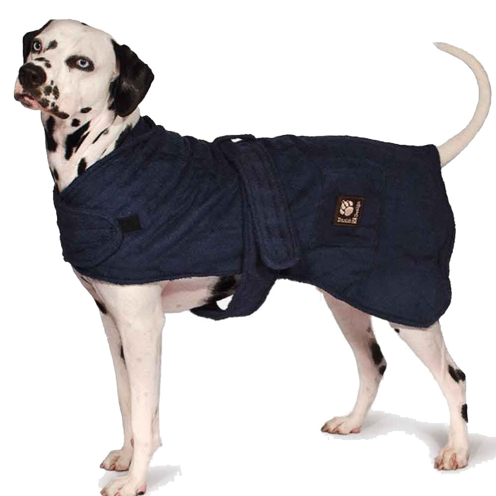 Danish Designs Dog Robe Navy