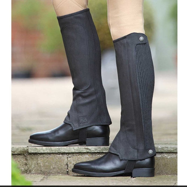 Shires Amara Childs Half Chaps Black