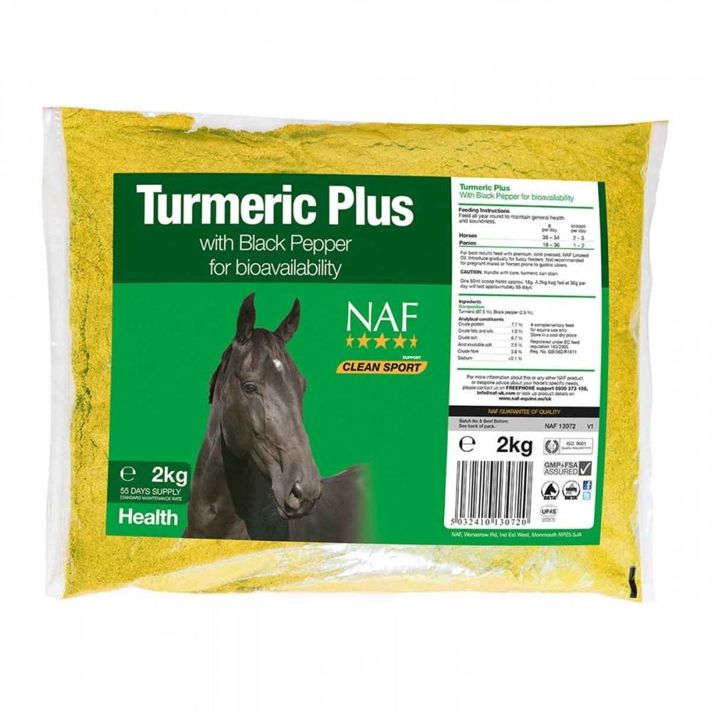 NAF Turmeric Plus 2Kg - Horse Supplement