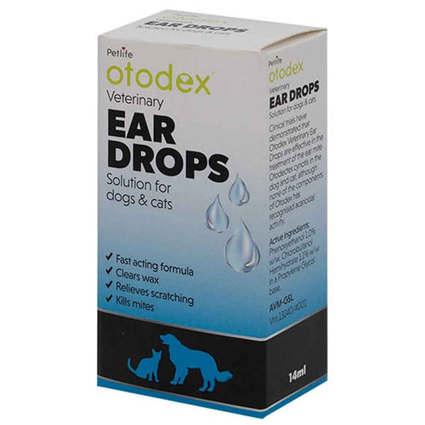 Petlife Otodex Pet Ear Drops 14ml
