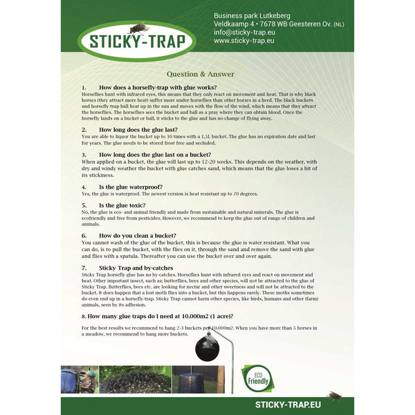 Sticky Trap Horsefly Trap