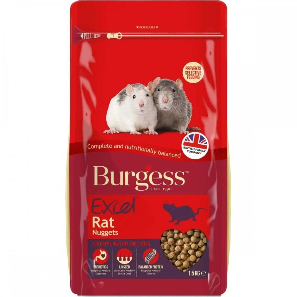 Burgess Excel Rat Nuggets 1.5Kg