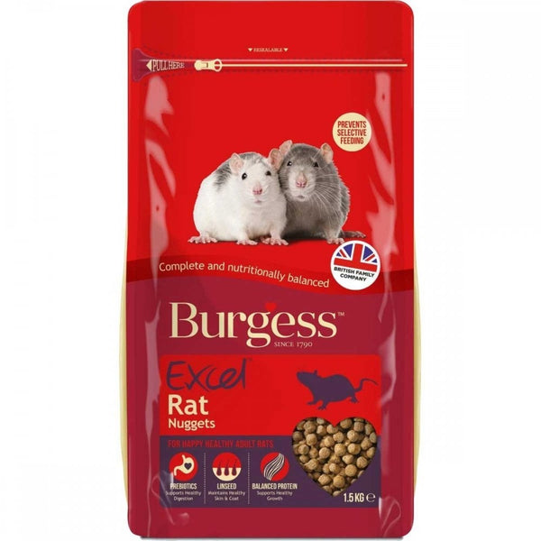 Burgess Excel Rat Nuggets 1.5Kg