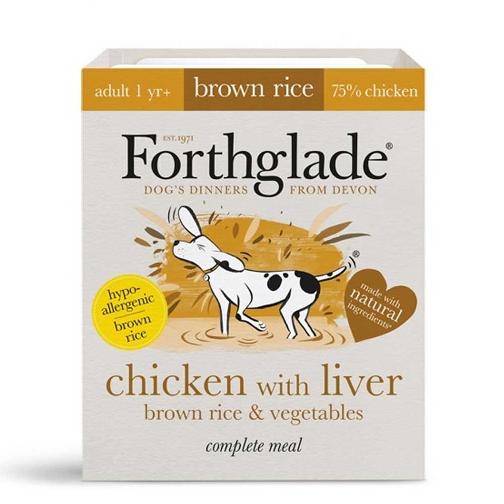 Forthglade Complete Chicken with Liver & Brown Rice 395g Single