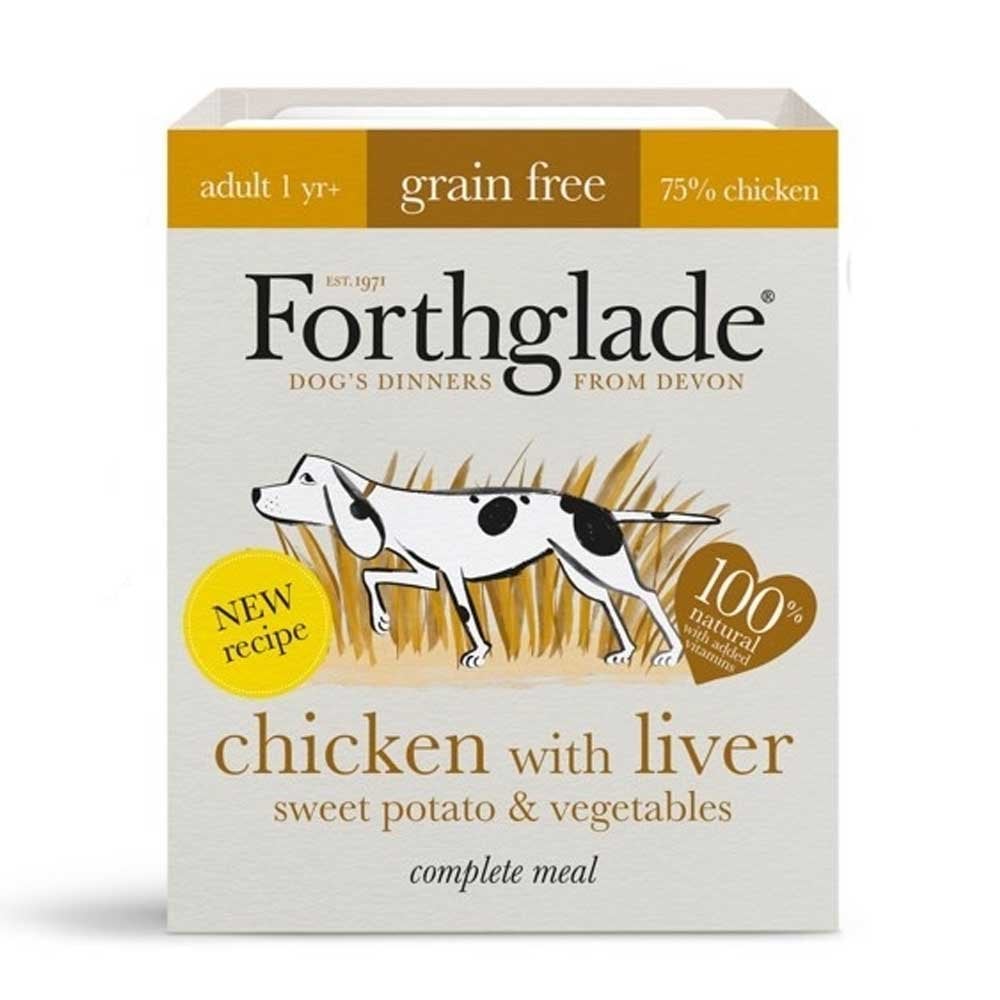Forthglade Complete Grain Free Chicken with Liver & Sweet Potato 395g Single