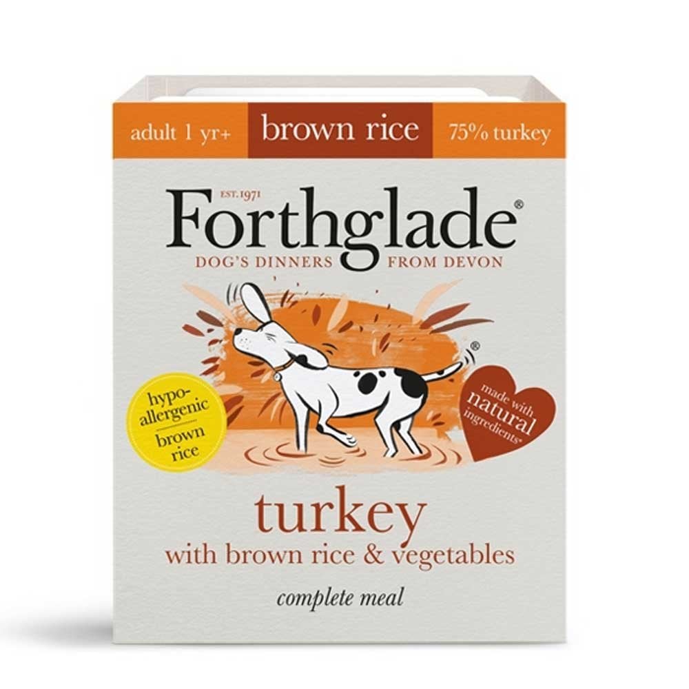 Forthglade Complete Turkey with Brown Rice 395g Single