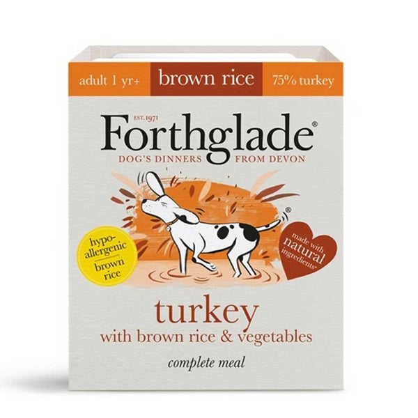 Forthglade Complete Turkey with Brown Rice 395g Single