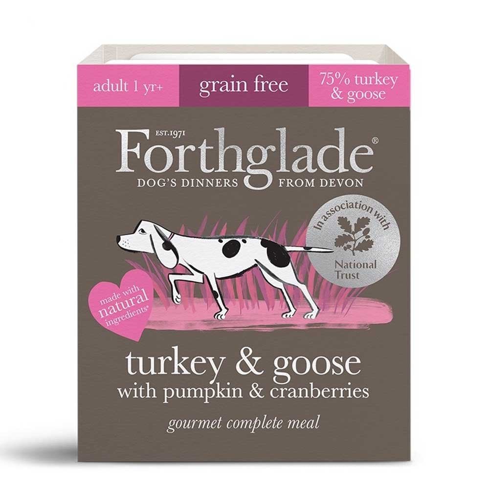 Forthglade Gourmet Grain Free Turkey & Goose 395g Single