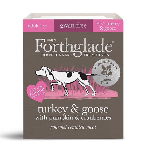Forthglade Gourmet Grain Free Turkey & Goose 395g Single