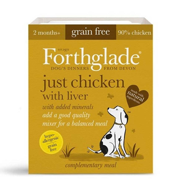 Forthglade JUST Chicken & Liver Grain Free Dog 395g Single
