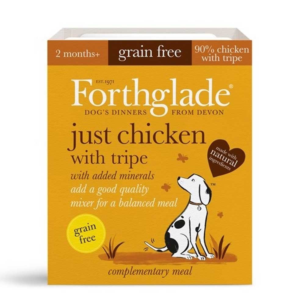 Forthglade JUST Chicken & Tripe Grain Free Dog 395g Single