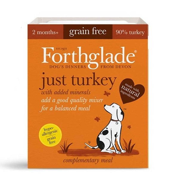 Forthglade JUST Turkey Grain Free Dog 395g Single