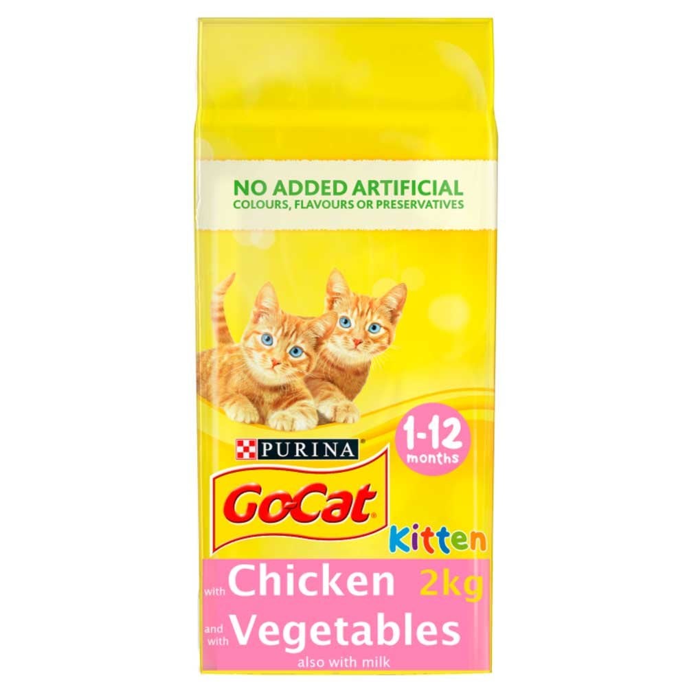 Go Cat Kitten With Chicken Milk & Veg 2Kg
