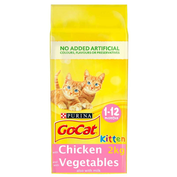 Go Cat Kitten With Chicken Milk & Veg 2Kg