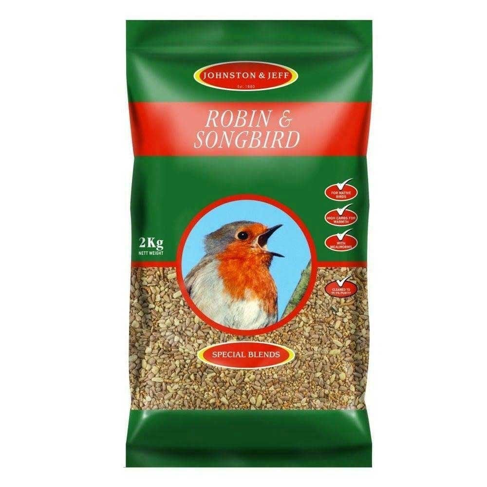 Johnston & Jeff Robin & Songbird Mix (With Mealworms) 1Kg