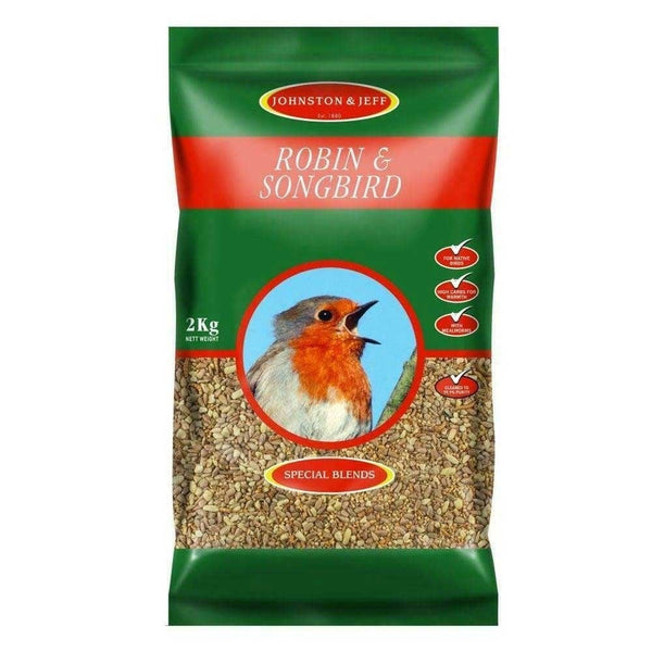 Johnston & Jeff Robin & Songbird Mix (With Mealworms) 1Kg