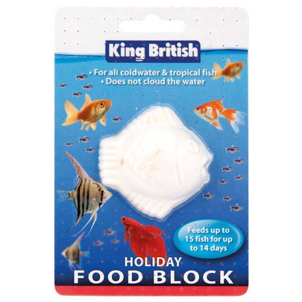 King British Holiday Fish Food Block Up to 14 Days