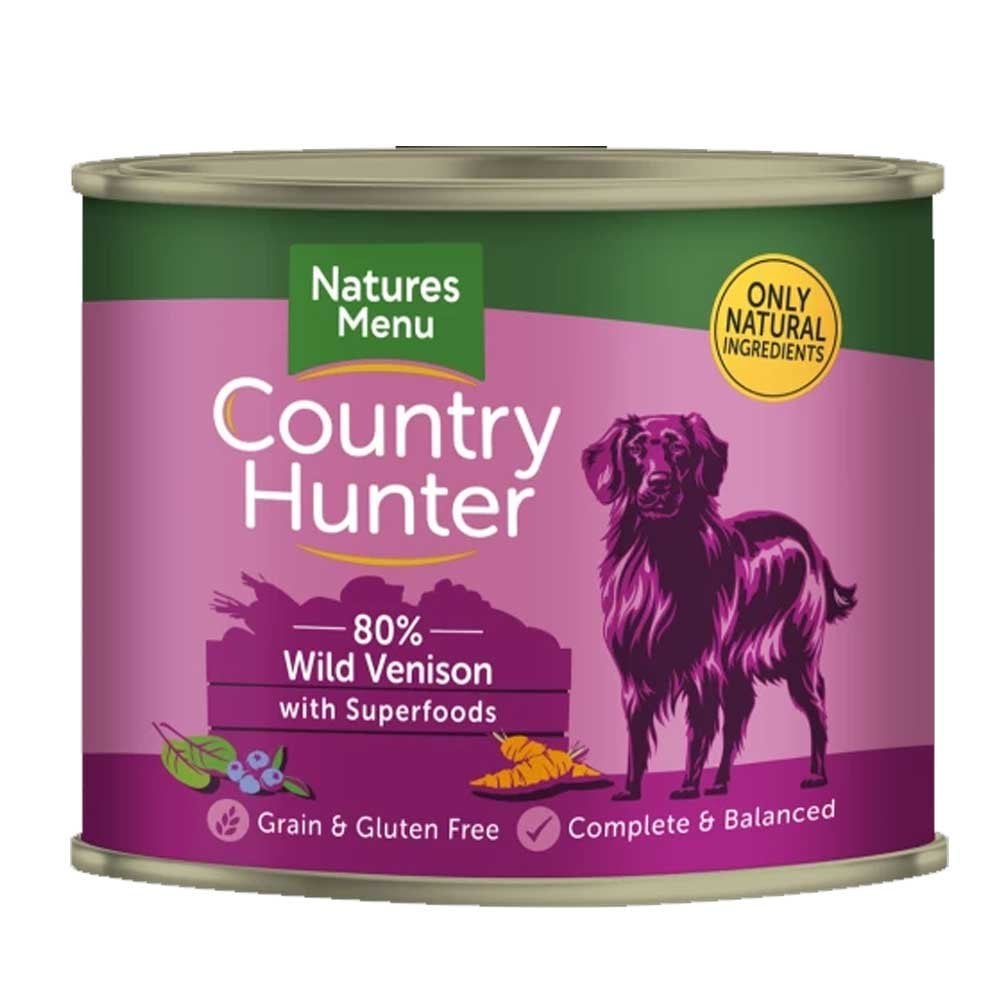 Natures Menu Country Hunter Venison With Superfoods 6 Pack (6 x 600g)