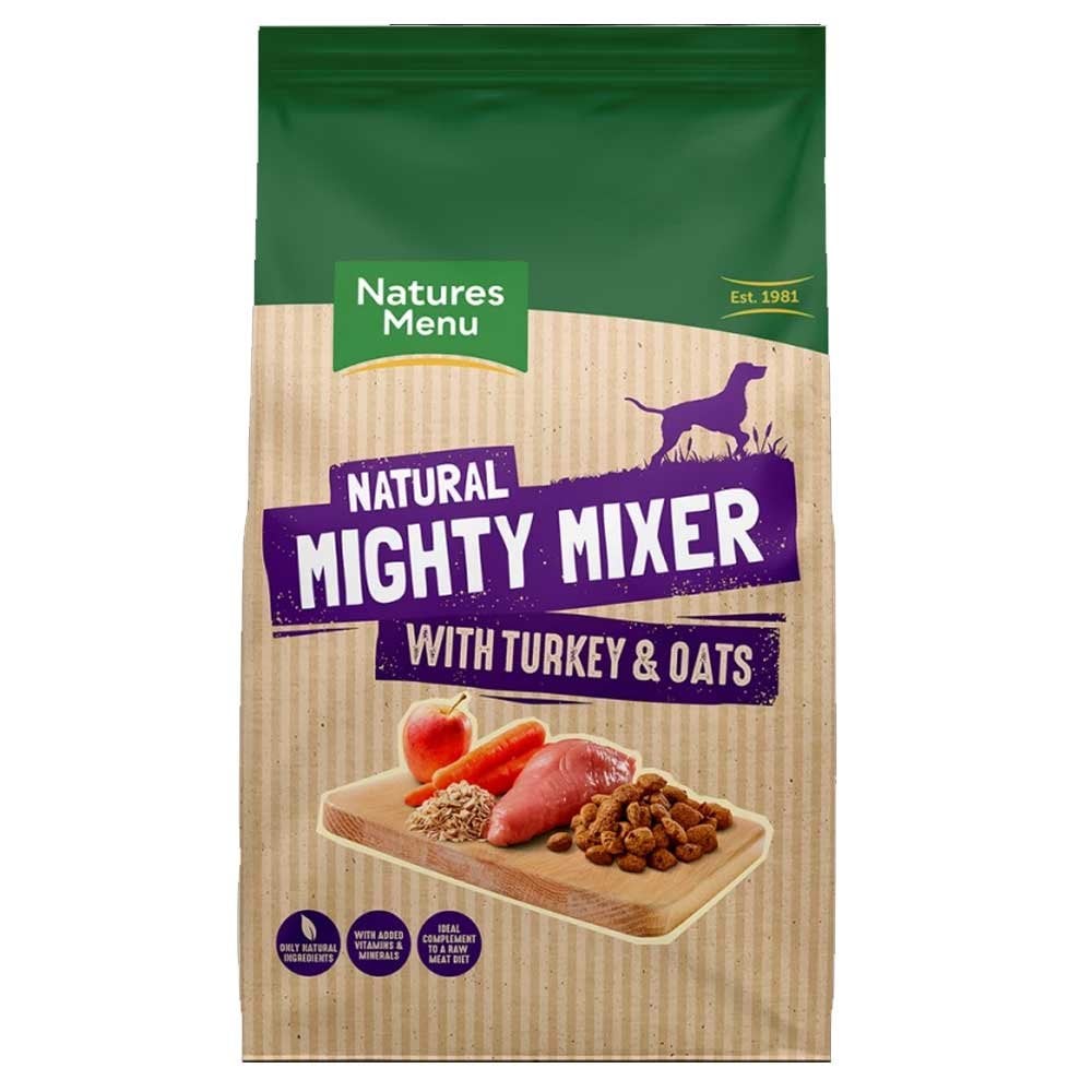 Natures Menu Turkey & Oats Mighty Mixer Biscuit 2kg