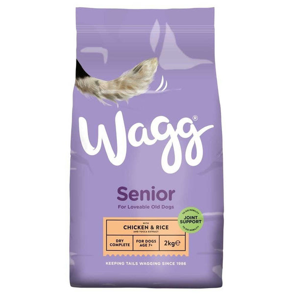 Wagg Complete SENIOR Dog Food With Chicken & Rice 2Kg