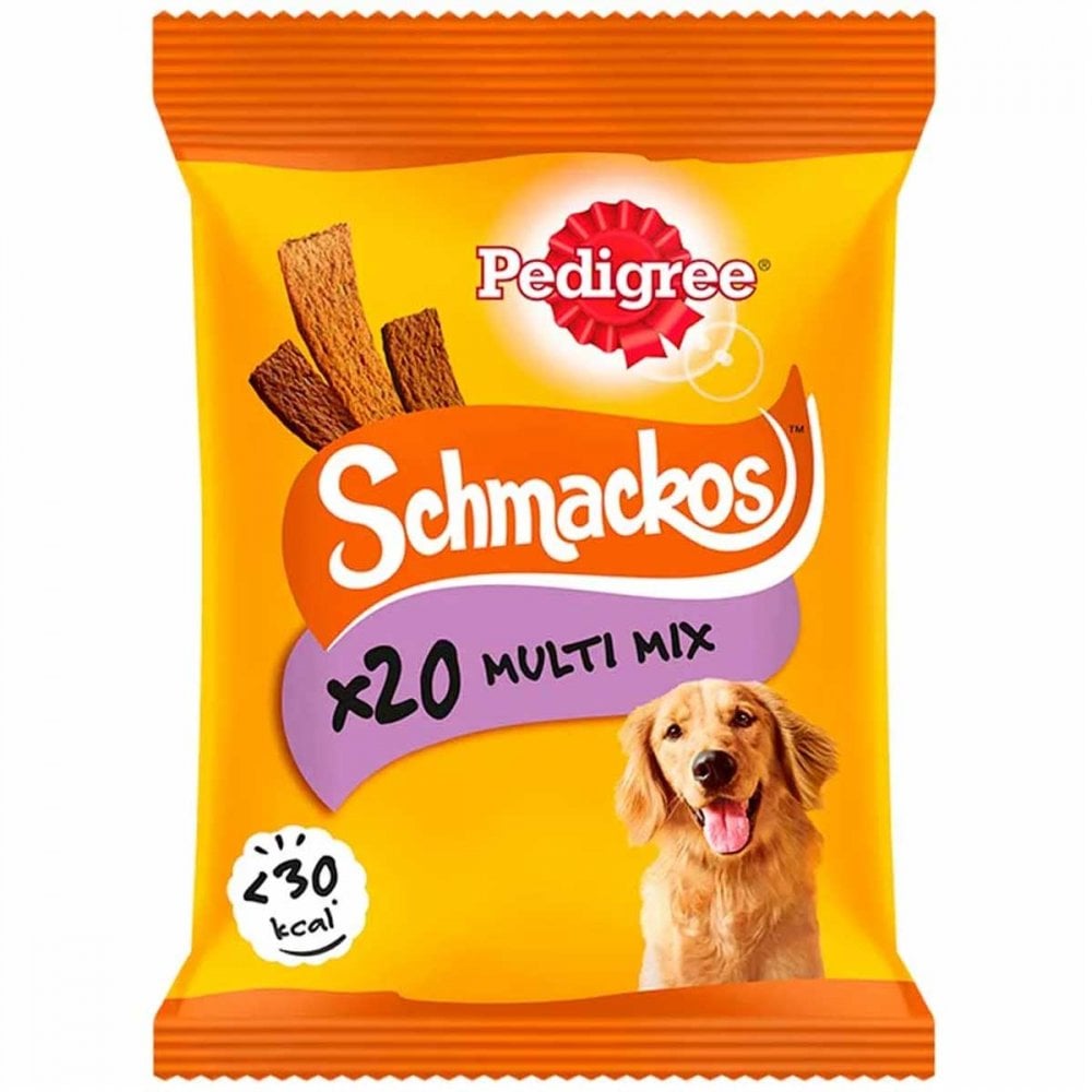 Pedigree Schmackos Meat Multi Mix 20 Pack Dog Treats