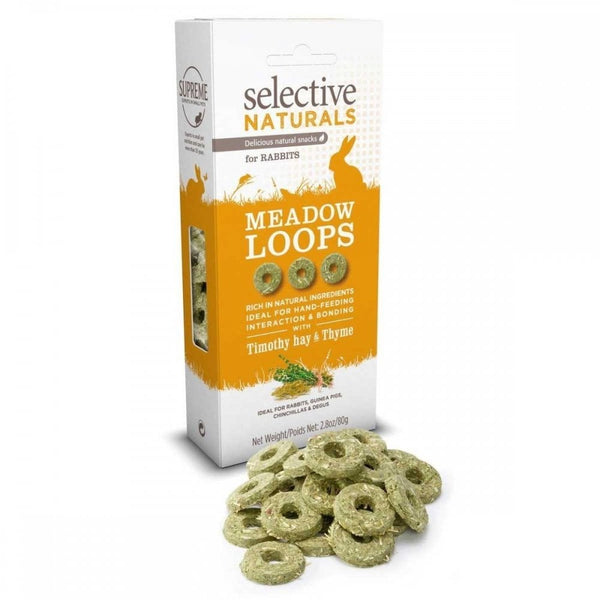 Supreme Selective Naturals Meadow Loops Treats 80g