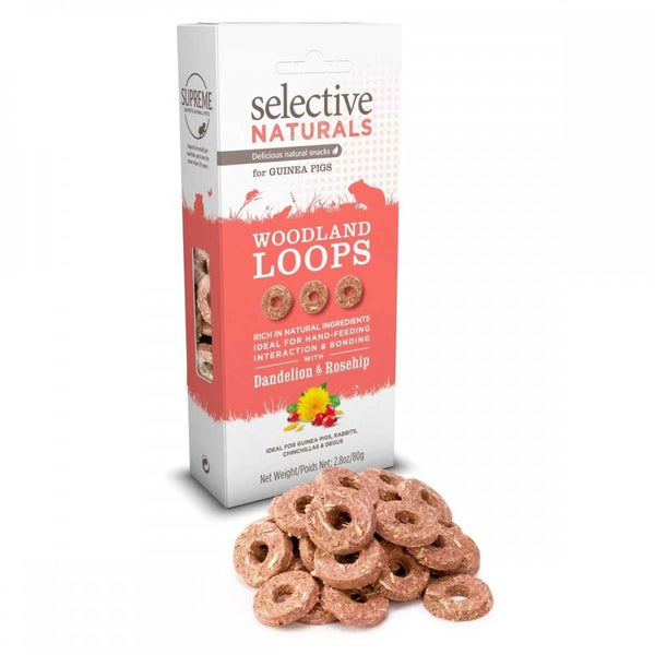 Supreme Selective Naturals Woodland Loops Treats 80g