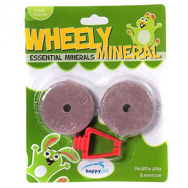 Happy Pet Wheely Mineral Treat Small Animal Licks