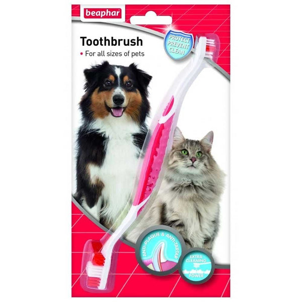 Beaphar Double End Toothbrush For Cats & Dogs