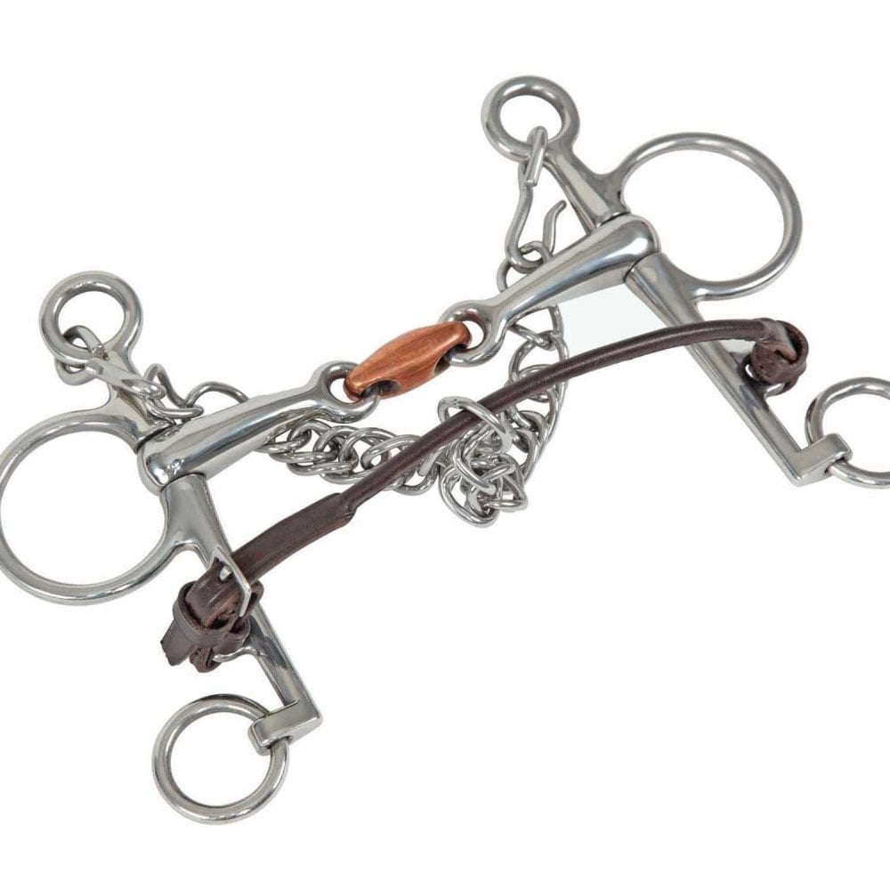 Blenheim Rolled Leather Lip Strap Havana