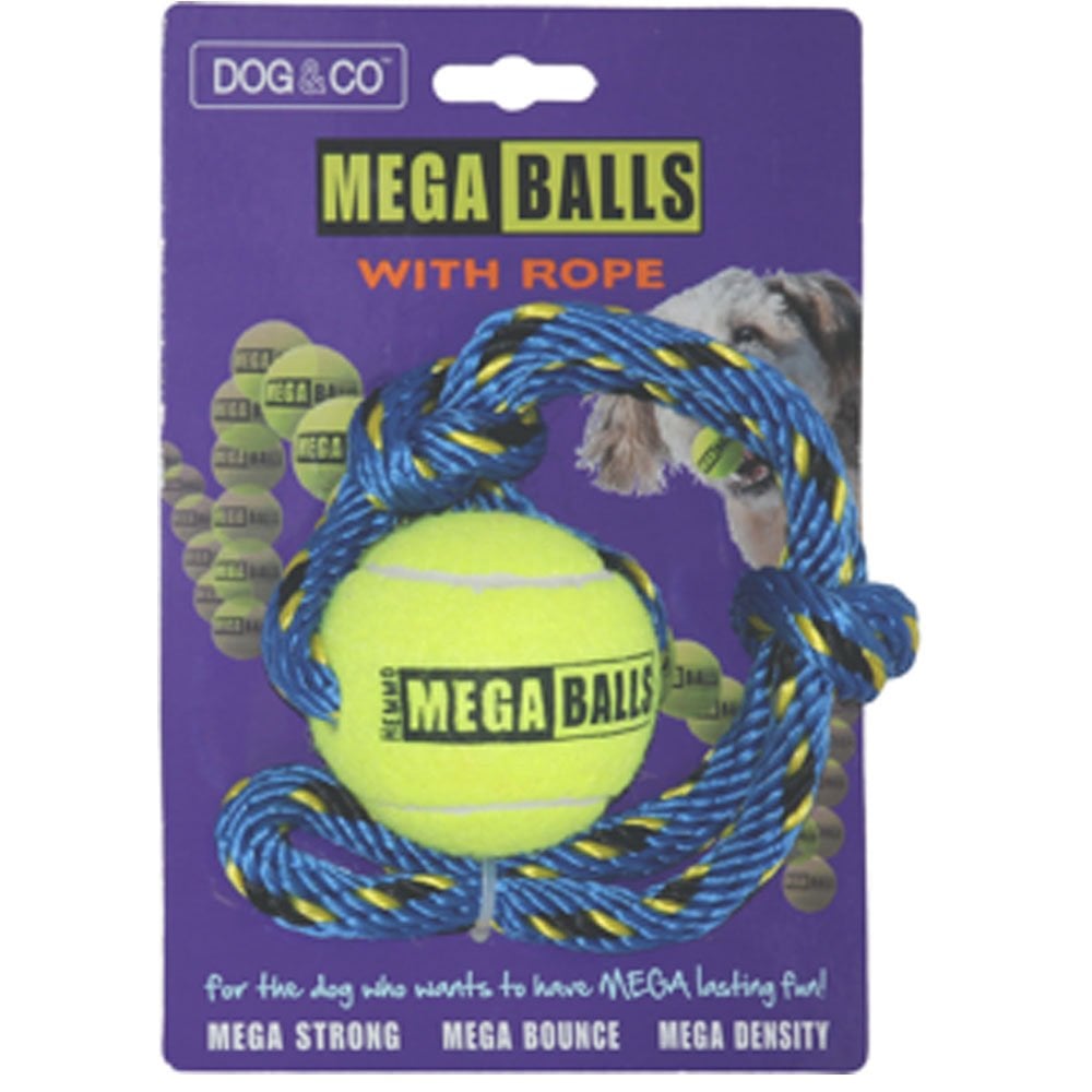 Hem And Boo Mega Ball With Rope 2.5"