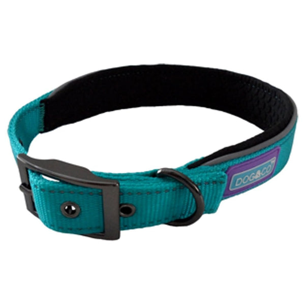 Hem And Boo Padded Reflective Dog Collar