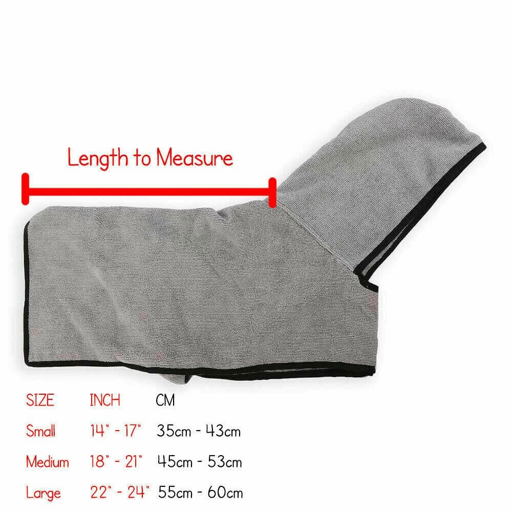 Happy Pet Groom Microfibre Dog Drying Coat