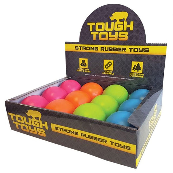 Happy Pet Tough Toy Rubber Ball 2.5"