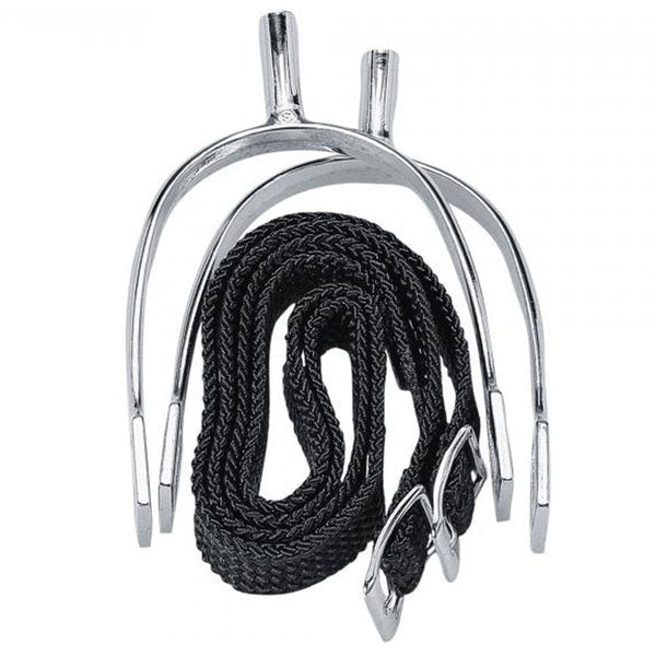 Korsteel POW Never Rust Spurs & Straps - Ladies
